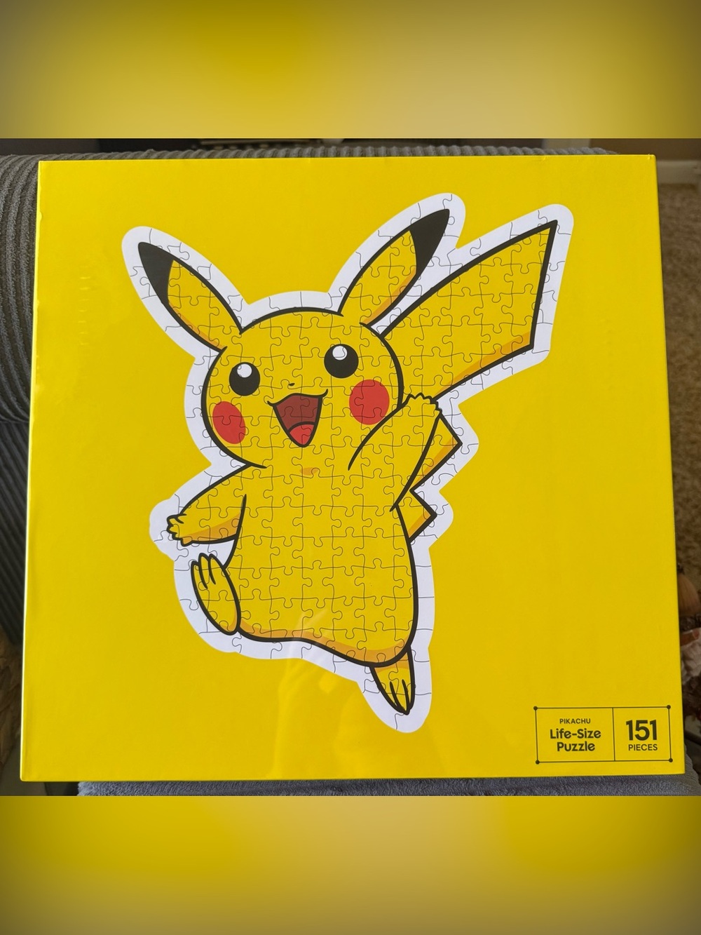 Pokemon Pikachu Yellow Puzzle 151 Pieces Life-size Target Anniversary Exclusive